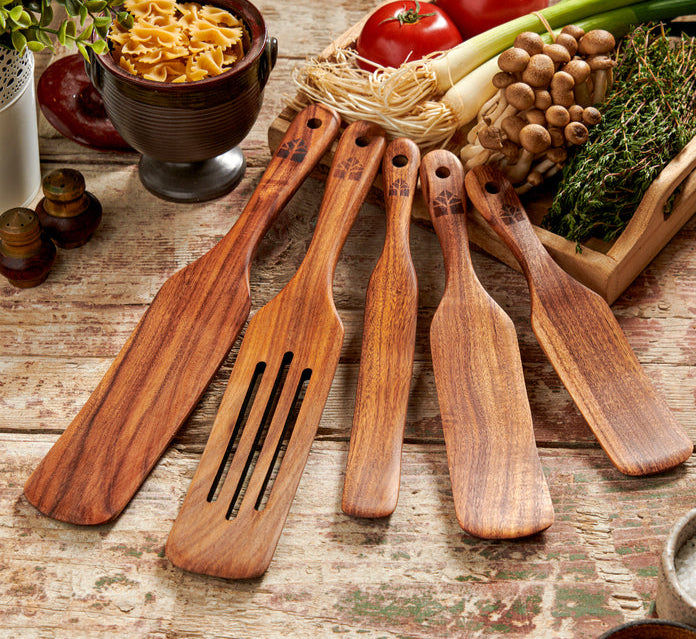 Wooden Spurtle Set of 5