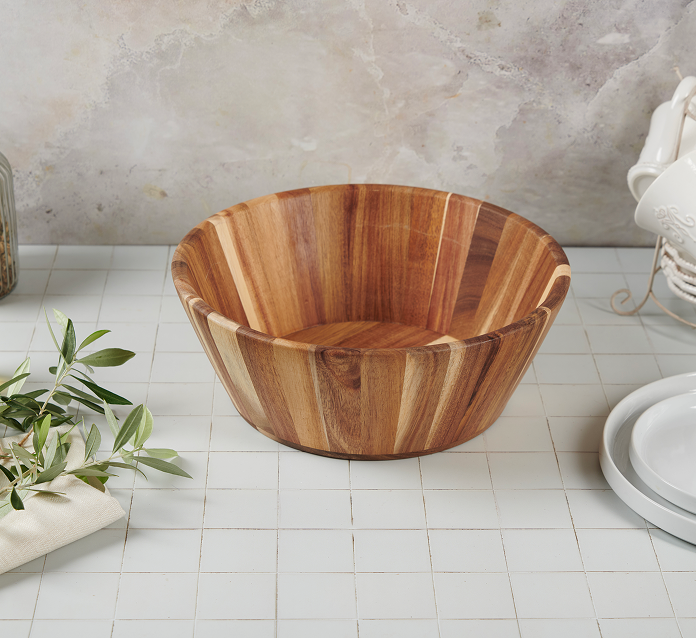 Wooden Salad Bowls - Round